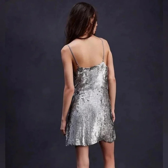 Jen’s Pirate Booty Free People Silver Linings Dress. Size XS - Picture 4 of 9